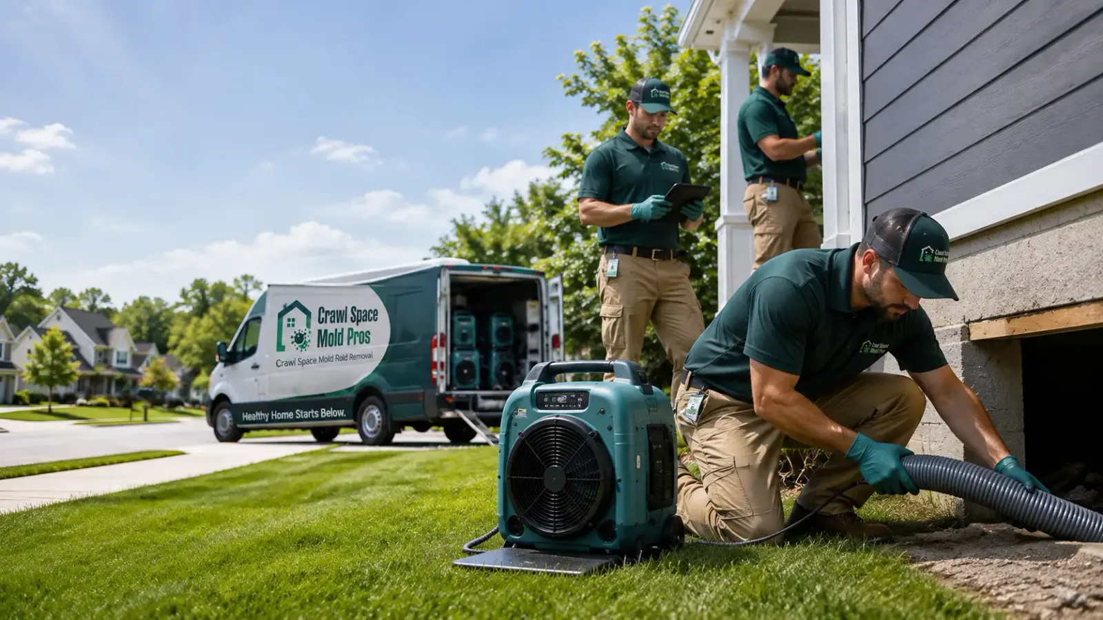 Crawl Space Mold Removal in Moore, OK
